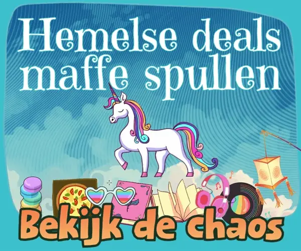 Hemelse deals maffe spullen - Bekijk de chaos